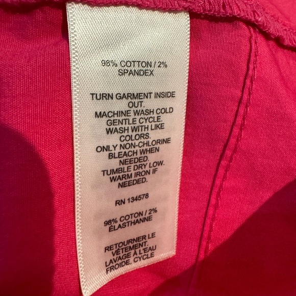 NWT Vineyard Vines Girls Pink Poplin Puff-Sleeve Dress Rhododendron Size Large - Picture 6 of 9